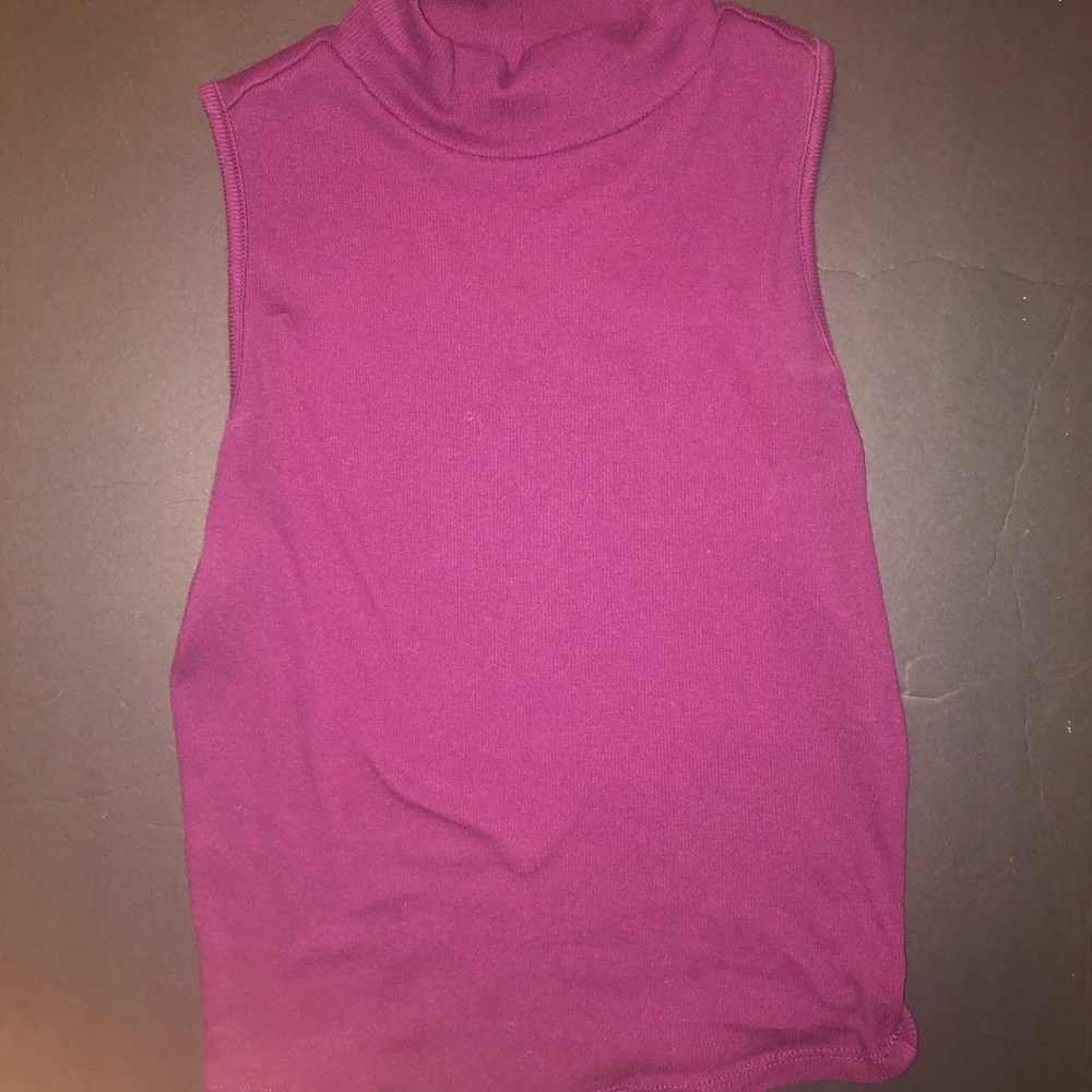 Burgundy tank top